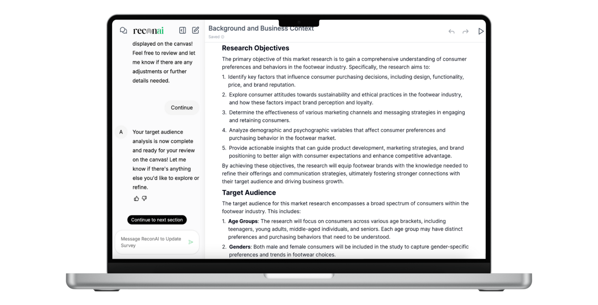 Reconai Gui ReconAI - Next Generation Research